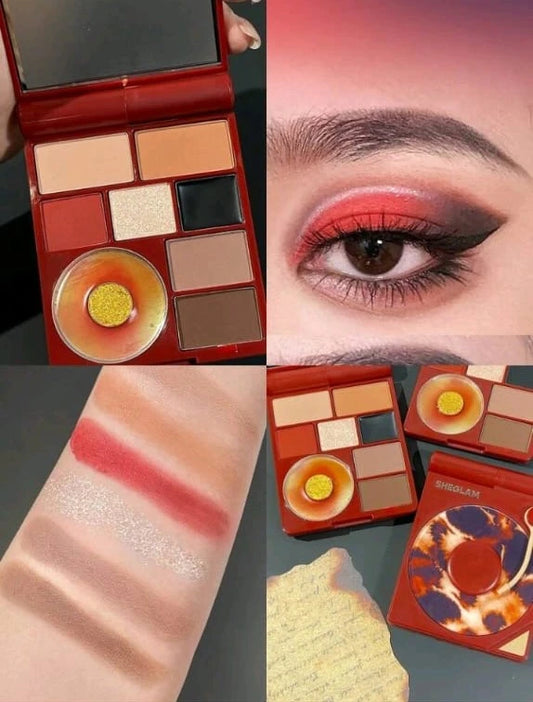 لوحة ظلال العيون ذات الألوان الدافئة من شيغلام - مطفية ولامعة