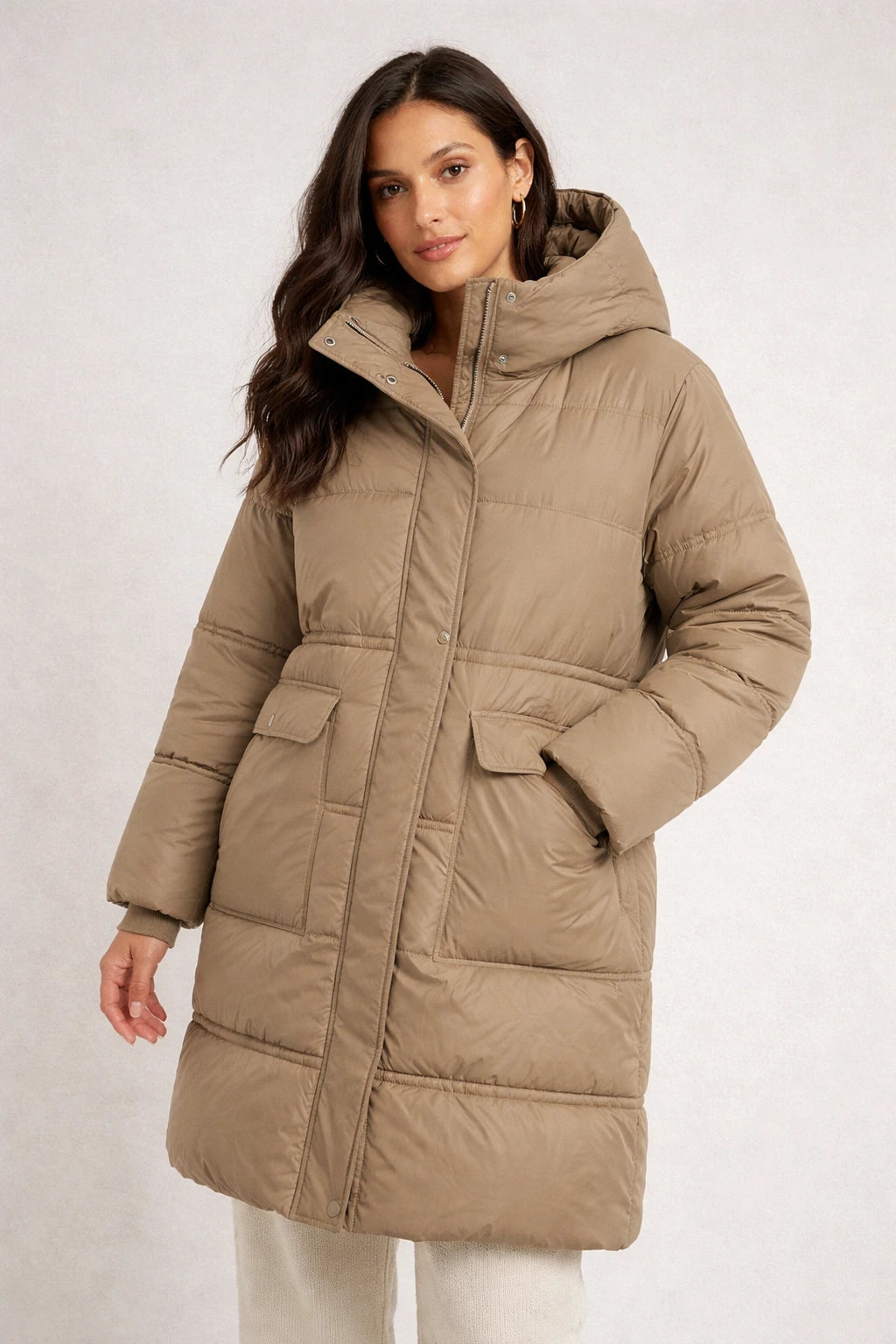 Women’s Winter Puffer Coat Shein Express – Hooded Long Jacket – 5 Days Delivery