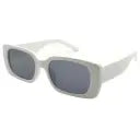 نظارات وايلد فايب الشمسية – إطار مستطيل بنقشة السلحفاة وعدسات متدرجة اللون