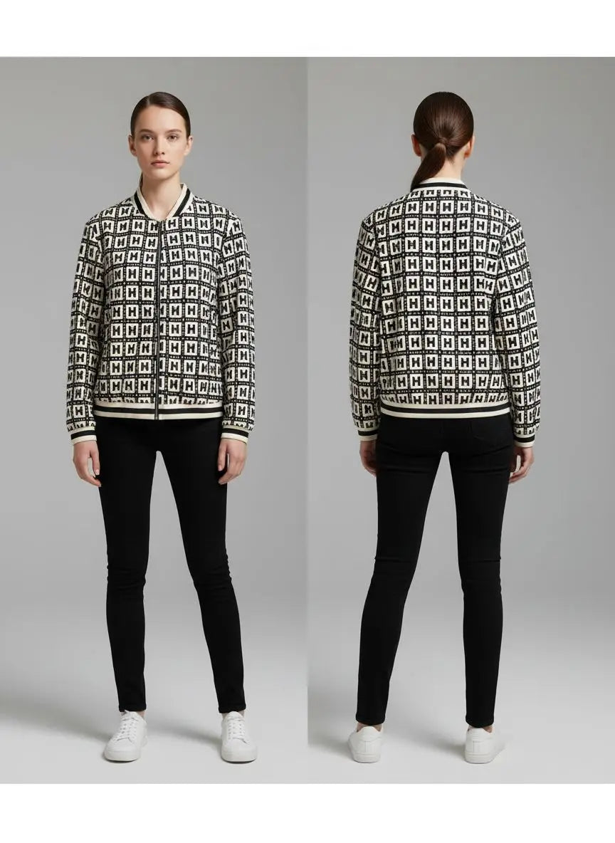 Women’s Patterned Zip Jacket – SHEIN Fast Delivery in 5 Days | Delicado