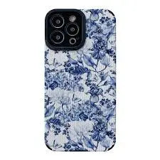 Blue & White Floral iPhone Case from Shein – Elegant Vintage Flower IPhone Cover