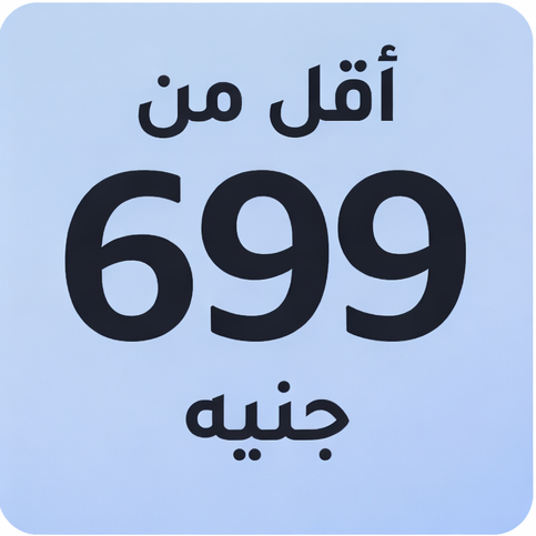 أقل من 699 جنيه