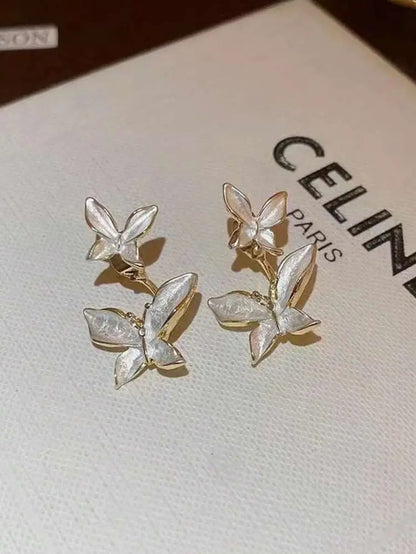 Butterfly Stud Earrings – Elegant Minimal Design