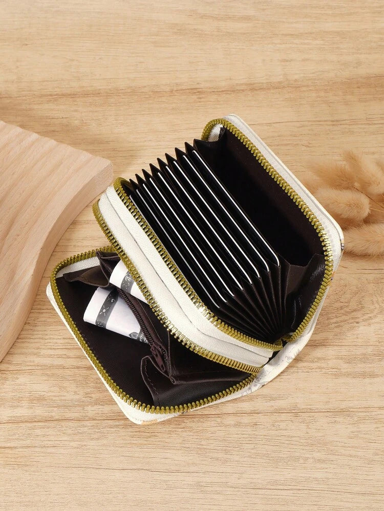 Women Floral Zip Wallet – Shein Style Compact Wallet