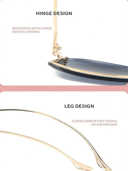 Women Oversized Square Sunglasses Gradient Lens – Shein Style Fashion Glasses