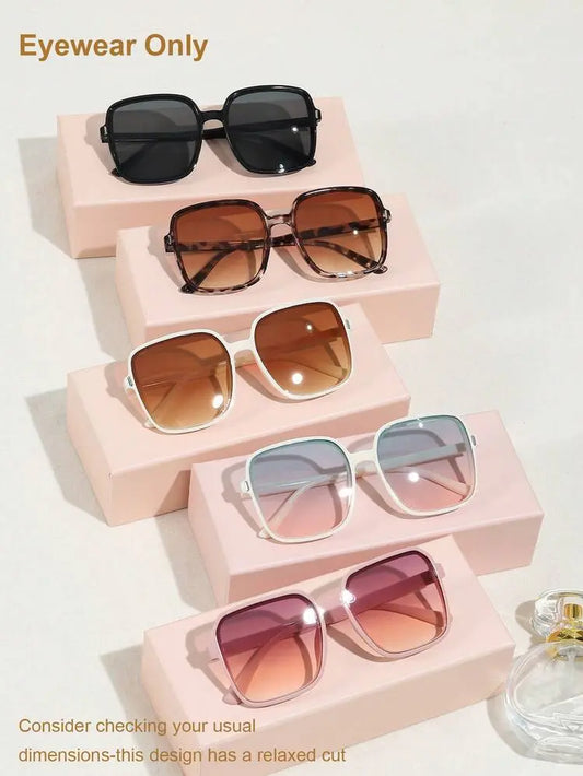Oversized Square Sunglasses for Women – UV Protection | Shein Instant Delicado