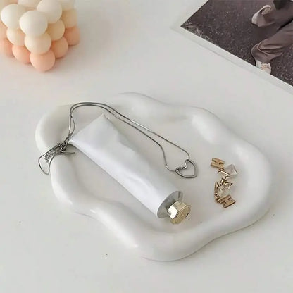 Decorative Jewelry Storage Tray – Elegant Cloud Shape Organizer