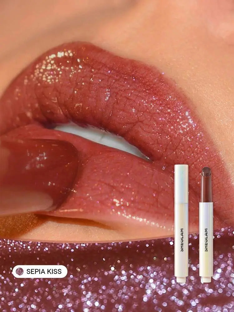 SHEGLAM Sparkle Lip Balm Sepia Kiss – Shein Instant | Delicado