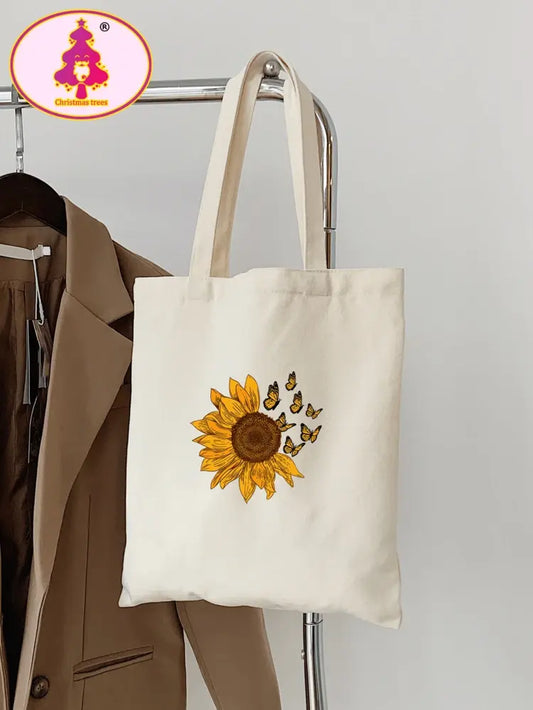 Sunflower Canvas Tote Bag for Women – Eco Friendly Shopping Bag | Shein Instant Delicado