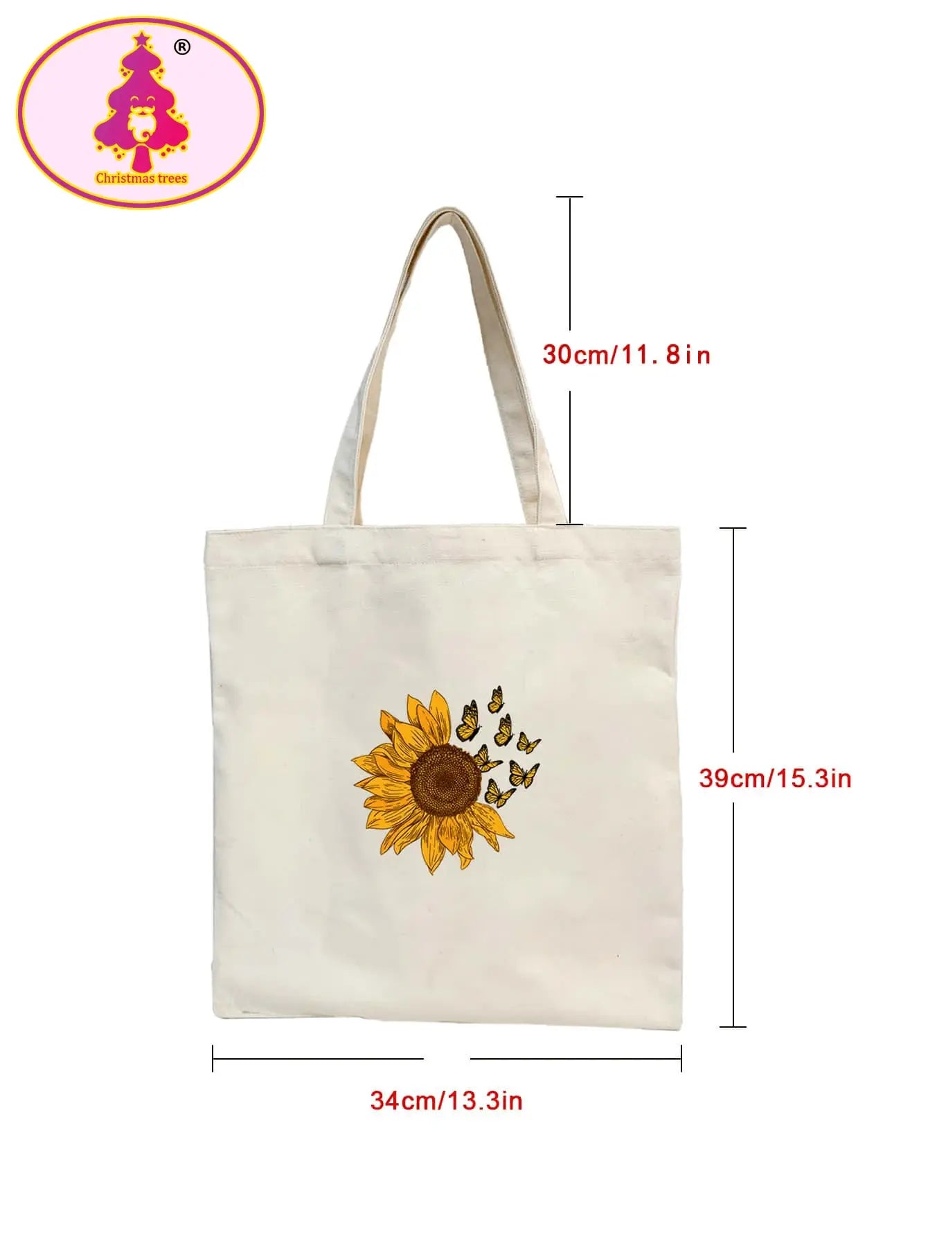 Sunflower Canvas Tote Bag for Women – Eco Friendly Shopping Bag | Shein Instant Delicado