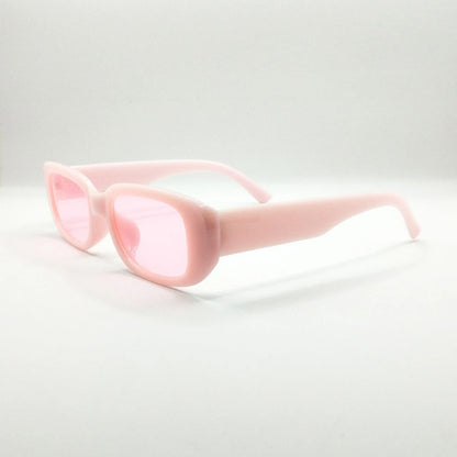 نظارات شمسية عصرية بتصميم حديث، مثالية للحفلات وحفلات الزفاف – باللون الأبيض