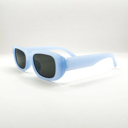 نظارات شمسية عصرية بتصميم حديث، مثالية للحفلات وحفلات الزفاف – باللون الأبيض