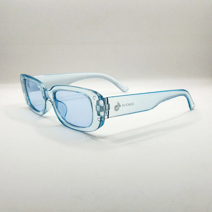 نظارات شمسية عصرية بتصميم حديث، مثالية للحفلات وحفلات الزفاف – باللون الأبيض