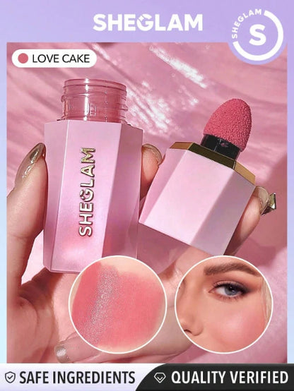 SHEGLAM Rose Ritual Blush – Cream Blush with Built-in Applicator