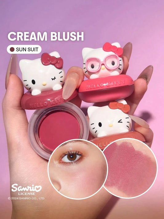 أحمر خدود كريمي من هيلو كيتي - بدلة شمسية