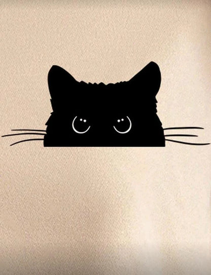 Women Off White Cat Print Sweatshirt – Casual Style