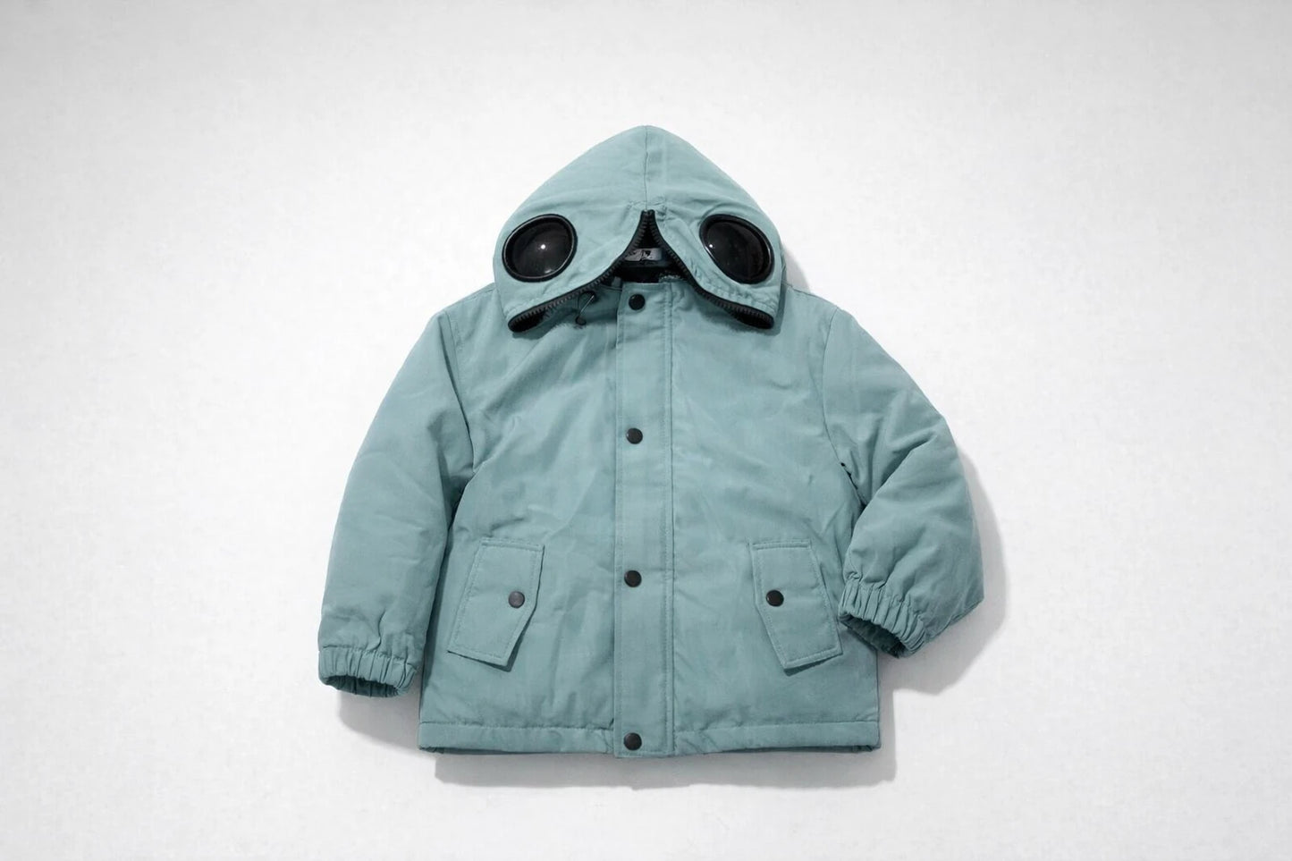 جاكيت شتوي للأطفال بغطاء رأس من شي إن إكسبريس - تصميم عملي - مقاوم للرياح - 5