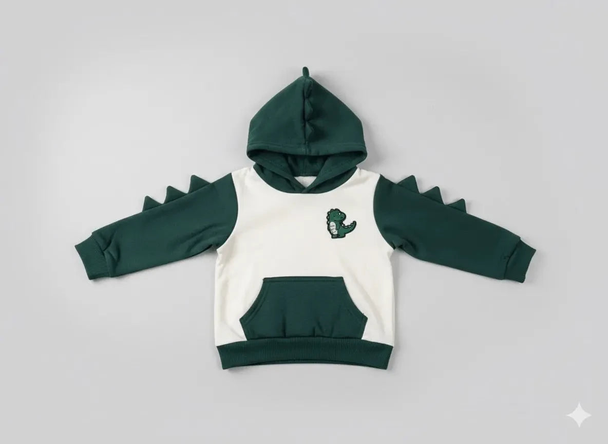 هودي للأطفال من شي إن - تصميم ديناصور - توصيل سريع في مصر (5 أيام)