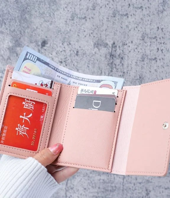 محفظة صغيرة بيج اللون بتصميم دب لطيف