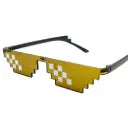 نظارات ألعاب بتصميم بكسل - قطعة أزياء فريدة وعصرية