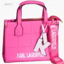 شنطة نسائية فاخرة مستوحاة من كارل لاغرفيلد – تصميم فاخر متعدد الاستخدامات"