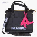 شنطة نسائية فاخرة مستوحاة من كارل لاغرفيلد – تصميم فاخر متعدد الاستخدامات"