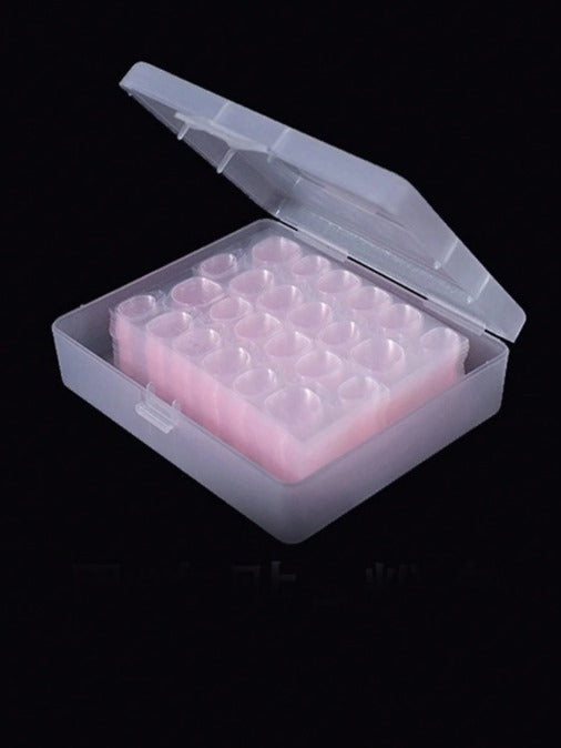 ملصقات أظافر شفافة – 600 قطعة في 35 ورقة للأظافر قوية وسهلة