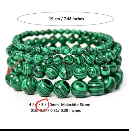 Green MarbleGreen Marble Beaded Bracelet Beaded Bracelet