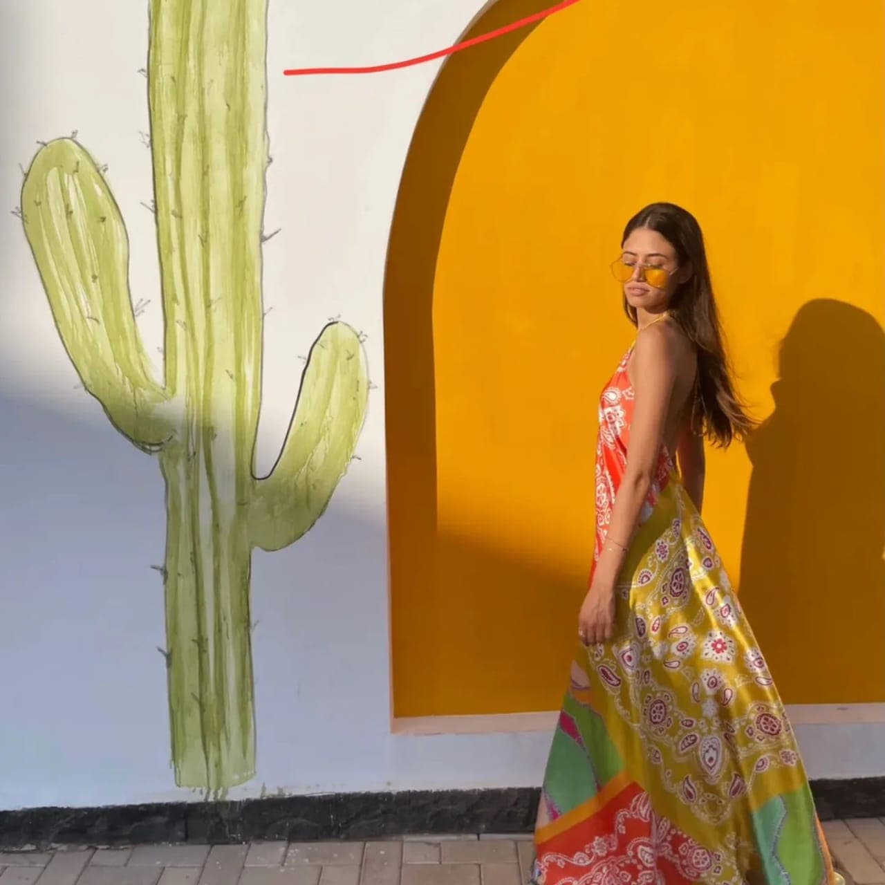 Colorful Printed Maxi Summer Dress for Women