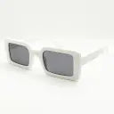 90s Vibe Shades – Retro Rectangle Frame in Bold Yellow