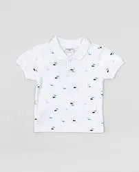 Kids Printed Polo Shirt – Short Sleeve Casual Top